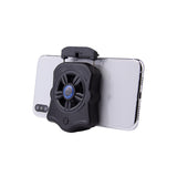 Phone Cooler For Gamer Adjustable Fan Holder Cooling Pad Mobile Cooler Radiator Heat Sink black