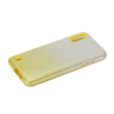 For Samsung A10/A50/A30S/A70/A20S Phone Case Gradient Color Glitter Powder Phone Cover with Airbag Bracket yellow