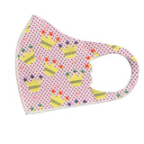 Children's Mask Dust Proof Breathable Washable Cartoon Print Hanging Ear Type Mask Little pink clouds_Packaging-already replaced