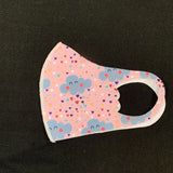 Children's Mask Dust Proof Breathable Washable Cartoon Print Hanging Ear Type Mask Little pink clouds_Packaging-already replaced
