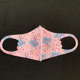 Children's Mask Dust Proof Breathable Washable Cartoon Print Hanging Ear Type Mask Little pink clouds_Packaging-already replaced