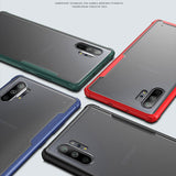 Frosted All-inclusive Armor Anti-fall Mobile Phone Case Cover for Samsung Note10+ black_Samsung Note10+/Note10 plus