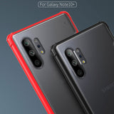 Frosted All-inclusive Armor Anti-fall Mobile Phone Case Cover for Samsung Note10+ black_Samsung Note10+/Note10 plus