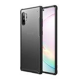 Frosted All-inclusive Armor Anti-fall Mobile Phone Case Cover for Samsung Note10+ black_Samsung Note10+/Note10 plus