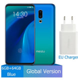 Meizu 16TH 6GB RAM 64GB ROM Mobile Phone Snapdragon 845 Octa Core 6.0"" 2160*1080P 3010mAh Fingerprint Face Recognition Smartphone Blue_6.0