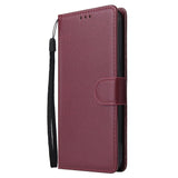 For OPPO Realme 3 pro Flip-type Leather Protective Phone Case with 3 Card Position Buckle Design Phone Cover  blue
