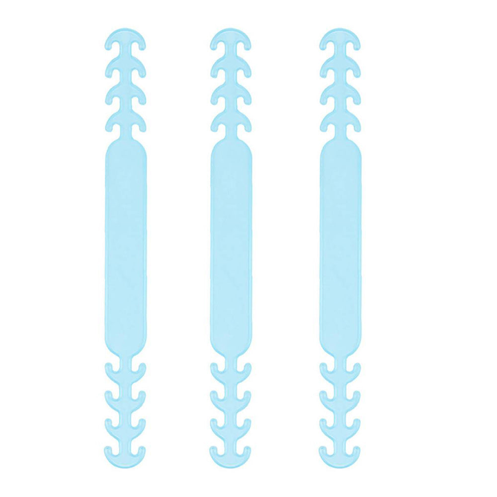 Mask Hanging Buckle Relieving Ear Pain Anti-Slip Mask Ear Grips Extension Hook Adjustable Four Gear White_3PCS