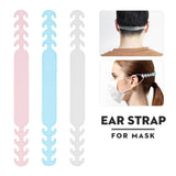 Mask Hanging Buckle Relieving Ear Pain Anti-Slip Mask Ear Grips Extension Hook Adjustable Four Gear White_1PC