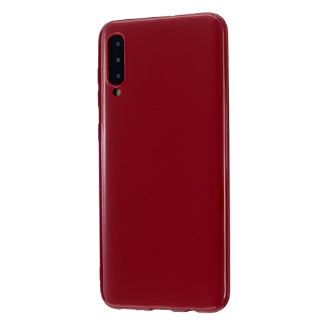 For Samsung A10/A20/A30/A50 Phone Case Soft TPU Overal Protection Precise Cutouts Easy to Install Cellphone Cover  Rose red