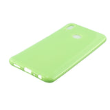For HUAWEI Y9/Y9 Prime 2019 Cellphone Shell Glossy TPU Case Soft Mobile Phone Cover Full Body Protection Milk white