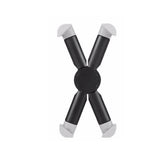 SP-168 360 Degree Rotation Four-claw Bicycle/Motorcycle/Mountain Bike Anti-fall Navigation Mobile Phone Bracket dark grey