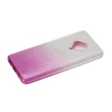 For VIVO Y91/Y93/Y95 with hole/V17/S1 Pro/Y95 Phone Case Gradient Color Glitter Powder Phone Cover with Airbag Bracket purple