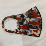 Children's Mask Dust Proof and Washable Hanging Ear Type Camouflage Masks Camouflage Green_Fine packaging