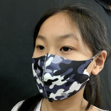 Children's Mask Dust Proof and Washable Hanging Ear Type Camouflage Masks Camouflage Purple_Fine packaging