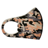 Children's Mask Dust Proof and Washable Hanging Ear Type Camouflage Masks Camouflage Orange_Fine packaging