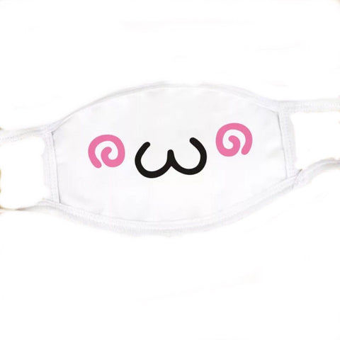Cute Cartoon Washable Sunscreen Dust Haze Proof Mask 8