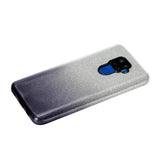For HUAWEI Mate 30/Nova 5I pro/Mate 30 Pro/PSmart /Y5P/Y6P 2020 Phone Case Gradient Color Glitter Powder Phone Cover with Airbag Bracket black