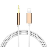 Lighting to 3.5mm Male Jack Aux Audio Extension Cable for 7 8 Plus X XS XR MAX Car Speaker Connector Adapter Cord black