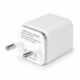 USB Double Wall Fast Charger Adapter 1A 2A 5V for Android / Galaxy / iPhone  Silver