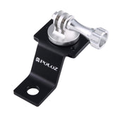 PULUZ Aluminum Alloy Motorcycle Fixed Holder Mount Tripod Adapter for Go Pro 5 Session red