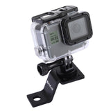 PULUZ Aluminum Alloy Motorcycle Fixed Holder Mount Tripod Adapter for Go Pro 5 Session black