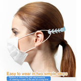 Mask Hanging Buckle Relieving Ear Pain Anti-Slip Mask Ear Grips Extension Hook Adjustable Four Gear White_3PCS