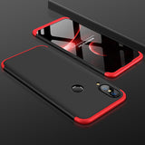For HUAWEI NOVA 3 3 in 1 360 Degree Non-slip Shockproof Full Protective Case blue