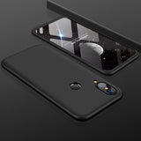 For HUAWEI NOVA 3 3 in 1 360 Degree Non-slip Shockproof Full Protective Case blue