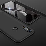 For HUAWEI NOVA 3 3 in 1 360 Degree Non-slip Shockproof Full Protective Case black