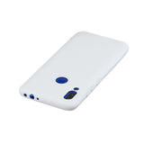For Redmi note 7 Lovely Candy Color Matte TPU Anti-scratch Non-slip Protective Cover Back Case white