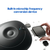 Ultrasonic Pest Repeller Dust Mite Controller Killer for Home Room Bed black