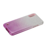 For Samsung A10/A50/A30S/A70/A20S Phone Case Gradient Color Glitter Powder Phone Cover with Airbag Bracket purple