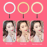 Photography Studio Ring Light Stand Foldable Lamp for Photo Video Selfie Makeup Fill Light G1 Live fill light black