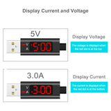 Voltage Current LED Display Type-c USB Sync Charging Cable for Samsung iPhone