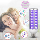 LED Germicidal Corn Lamp 60w Household Ultraviolet Germicidal Lamp Remote Control Mite Removal Ozone Sterilization Lamp Without remote control