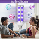 LED Germicidal Corn Lamp 60w Household Ultraviolet Germicidal Lamp Remote Control Mite Removal Ozone Sterilization Lamp With remote control (220V)