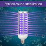 LED Germicidal Corn Lamp 60w Household Ultraviolet Germicidal Lamp Remote Control Mite Removal Ozone Sterilization Lamp Without remote control