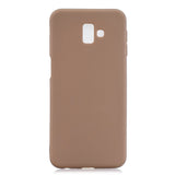 For Samsung J6 PLUS Lovely Candy Color Matte TPU Anti-scratch Non-slip Protective Cover Back Case 12