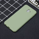 For Samsung J6 PLUS Lovely Candy Color Matte TPU Anti-scratch Non-slip Protective Cover Back Case 10
