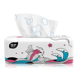 Multi-Fold Embossing Toilet Paper 100 Sheets Tissue for Bathroom Home Resturant 1 bag