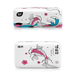 Multi-Fold Embossing Toilet Paper 100 Sheets Tissue for Bathroom Home Resturant 1 bag