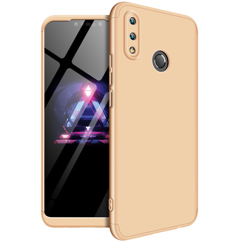 For HUAWEI NOVA 3I/P smart Plus 3 in 1 360 Degree Non-slip Shockproof Full Protective Case gold