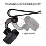 Universal 360 Car Clip Sun Visor Cell Phone Holder Mount Stand GPS Holder in Car Mobile Clip red