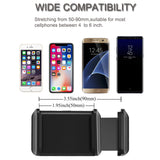 Universal 360 Car Clip Sun Visor Cell Phone Holder Mount Stand GPS Holder in Car Mobile Clip red