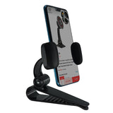 Universal 360 Car Clip Sun Visor Cell Phone Holder Mount Stand GPS Holder in Car Mobile Clip red