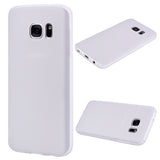 for Samsung S7 Cute Candy Color Matte TPU Anti-scratch Non-slip Protective Cover Back Case white