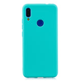 For Redmi 7 Lovely Candy Color Matte TPU Anti-scratch Non-slip Protective Cover Back Case Navy