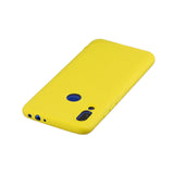 For Redmi 7 Lovely Candy Color Matte TPU Anti-scratch Non-slip Protective Cover Back Case yellow
