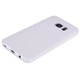 for Samsung S7 Cute Candy Color Matte TPU Anti-scratch Non-slip Protective Cover Back Case white