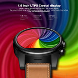 Zeblaze THOR 4 PRO 4G SmartWatch 1.6inch Display 16GB 600mAh Leather Straps Brown
